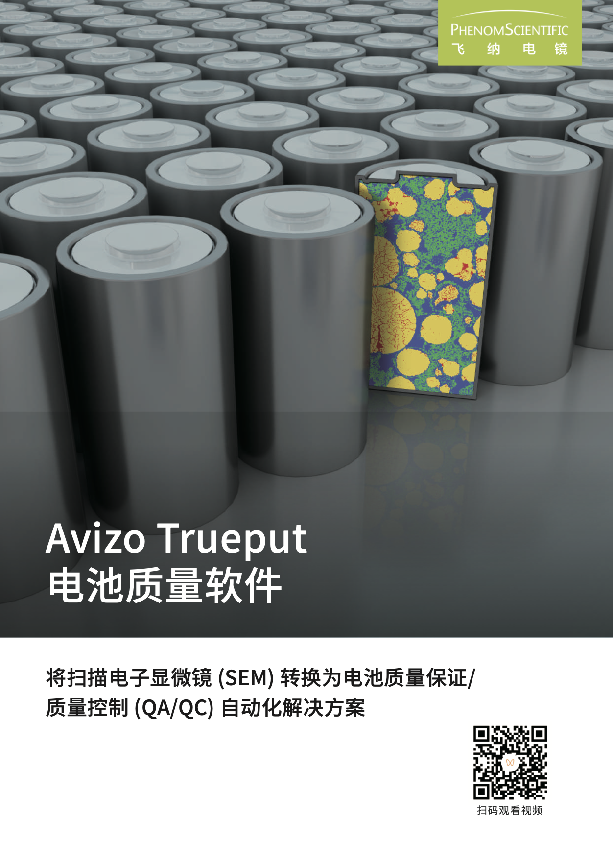 Avizo Trueput 电池质量软件